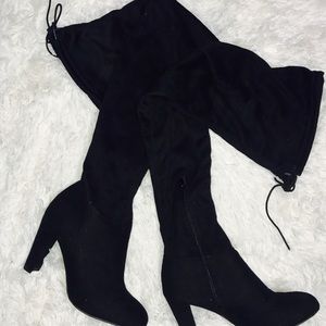 Thigh High Suede Boots